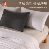 蚕花娘娘99%棉小提花 99.9%桑蚕丝 理想格夏被500g 200*230