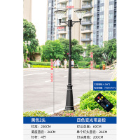 艾克心 太阳能路灯 太阳能款双头2.3米 四色变光带遥控(单位:个)