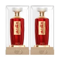 泸州老窖泸州贡52度品藏9浓香型口粮酒粮食酒喜酒商务送礼500ml*2瓶装