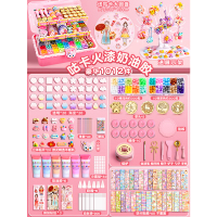 奶油胶咕卡贴纸大套装六DIY手账礼盒 咕卡火漆奶油胶/豪华1012件/三层箱+展示架