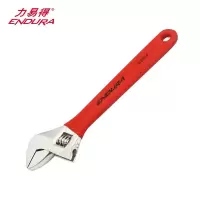 力易得(ENDURA) E2014 12英寸沾塑柄活动扳手活扳手活口扳手活络开口扳手 300mm 1把