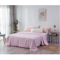 蚕花娘娘全涤磨毛面料 99%桑蚕丝玫瑰足迹夏被300g粉色 200*230