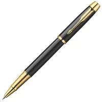 派克(PARKER)派克(PARKER) IM系列 签字笔 纯黑丽雅金夹宝珠笔 黑色
