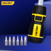 螺丝刀套装 得力/deli DL260307 棘轮螺丝刀套装 7件
