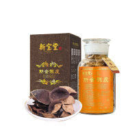 新宝堂-陈皮十年新会陈皮广东特产10年老陈皮养生茶蕴月瓶礼盒250克