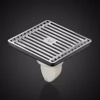潜水艇(Submarine)不锈钢防臭地漏套装 50管高端地漏套装 大排量淋浴+两用洗衣机