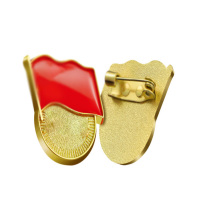 金雕 党员徽章胸章别针扣 5个装