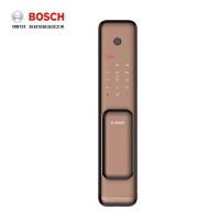 博世 指纹锁EL500电子锁密码锁防盗门家用 琥珀金(LX)
