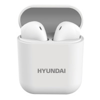 HYUNDAI现代- i12蓝牙耳机真无线双耳运动耳机 半入耳式苹果华为荣耀oppo小米安卓通用白色