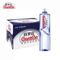 景田 百岁山 天然矿泉水 348ml*24瓶 整箱装 会议办公