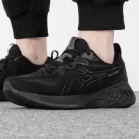 亚瑟士(asics)男鞋 23夏季情侣款GEL运动鞋缓震回弹稳定支撑舒适马拉松跑步鞋 1011B621-003/黑色