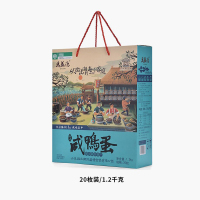 萬盛德 红心流油咸鸭蛋 山东老字号20枚*60g咸鸭蛋礼盒装整箱