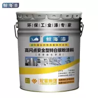 鲸海 环保型特白银粉漆 金属防锈漆油漆银漆 10kg 1桶