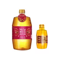 胡姬花金衣玉食古法花生油1.8L+胡姬花古法小榨花生油400ml