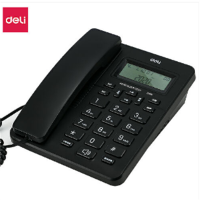 得力 13606 电话机黑色 单位:台