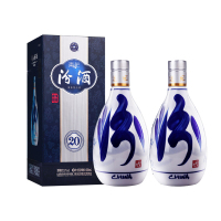 山西汾酒青花20 清香型白酒 500ml*2瓶 53度