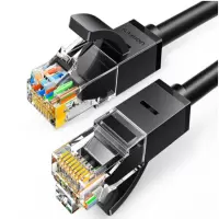 UGREEN 六类网线CAT6类网络圆线工程家用电脑监控跳线 8芯双绞2米黑色 20160 货期7-15天