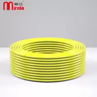 敏达(minda) 电线电缆 国标单芯塑铜线 空调厨房家装电源照明线 硬线BV6平方 黄色100米/盘