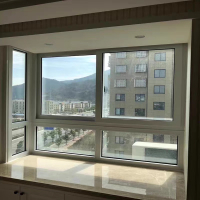 启功塑钢门窗普通玻璃 厚4mm 按平方销售