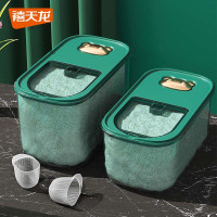 禧天龙禧畔T-8032炫彩米桶小号10斤装/绿 Z