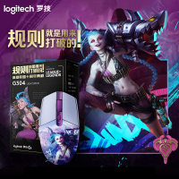 罗技(Logitech) G304LOL联名款无线鼠标-金克丝-紫色