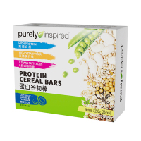 Purely Inspired(普利茵)植物蛋白谷物棒零食代餐膳食纤维添加奇亚籽白芸豆 椰椰豆乳味 25g*6支*2