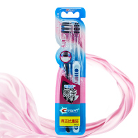 佳洁士 天鹅绒黑茶护龈牙刷双支装 Z