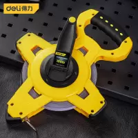 得力卷尺 DL9100G 黄色 3倍速卷尺