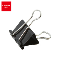 齐心(COMIX) B3630 黑色强力长尾票夹6# 55页 (8盒)