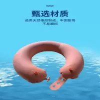 AQUA 87式救生圈 充气游泳圈橡胶双气囊海训湖训救生圈 87式救生圈