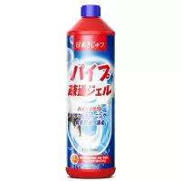日系管道疏通剂强力溶解厕所马桶厨房下水道油污地漏堵塞除臭神器1kg*3瓶管道疏通剂