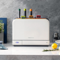 摩飞电器(Morphyrichards)消毒刀架砧板刀具消毒机小型筷子筒紫外线消毒机烘干器 菜板分类厨具MR1001