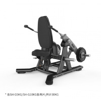 舒华肱三头肌下压训练器 SH-G6907(配套杠铃片5KG*2+10KG*2)