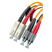 胜为光纤跳线工程电信级光纤跳线 SC-FC多模双芯 3米 收发器尾纤 FMC-209一条装