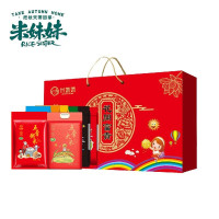 米妹妹(MIMEIMEI) 花开富贵杂粮套盒 2.355kg 亚麻买米+黑米+大麦米+黄豆