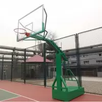标准篮球架悬挂式篮板升降篮球架地埋方管圆管户外篮球架