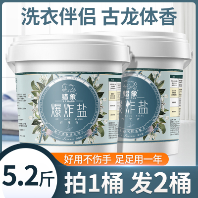 蜡象爆炸盐污渍强效彩漂粉去黄增白留香通用去渍漂白剂洗衣服神器
