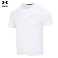 安德玛(Under Armour)男装 2023夏季新款跑步健身训练运动服户外时尚休闲透气短袖T恤