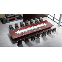 北京德诚和德威系列油漆会议桌子实木贴皮会议桌升降显示屏会议桌智能会议桌