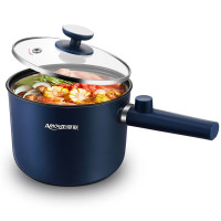 亚摩斯(AMOS) 电煮锅 小电锅多功能用途锅学生宿舍泡面电火锅电热锅 AS-EC15K