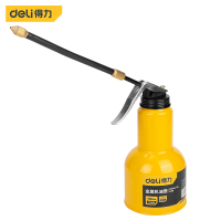 得力(deli) 机油壶长嘴高压加注器滴壶 500ml金属机油壶DL468500