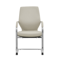 GRANDMEY 皮质前台椅电脑椅职员会议椅 580*580*1005mm/把