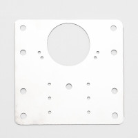 赫思迪格 合页固定板柜门修复板铰链安装板安装片 90*90mm HHW-878 (BY)