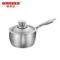 欧美达(Omuda) 德国不锈钢奶锅 304加厚 18cm 不粘小汤锅煮面热奶锅婴儿辅食 LKT18-G