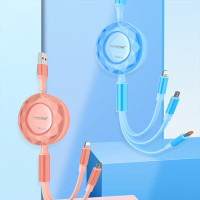 沃品 伸缩数据线LC012 颜色随机 (H)