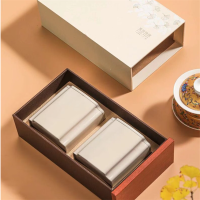 素言茶坊 蒸蒸日上茗茶物语茉莉花茶福州原产茉莉花 200g(100g*2罐) 单盒价