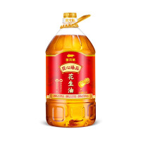 金龙鱼 匠心臻品食用油物理压榨一级花生油/5L