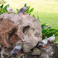 博威 仿真鸽子摆件 鸽子一套(4只)/件