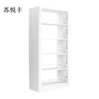 苏悦丰图书馆书架阅览室货架资料档案架钢制书架双面五层主架