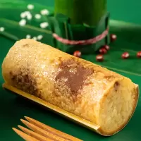 [七龙竹]嘉兴竹筒豆沙粽 120g*10只 正宗手工大粽子端午粽子